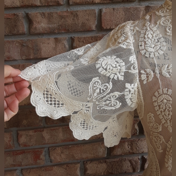 Jen's Pirate Booty Lace Cotton Embroidered Dress. - Picture 5 of 13